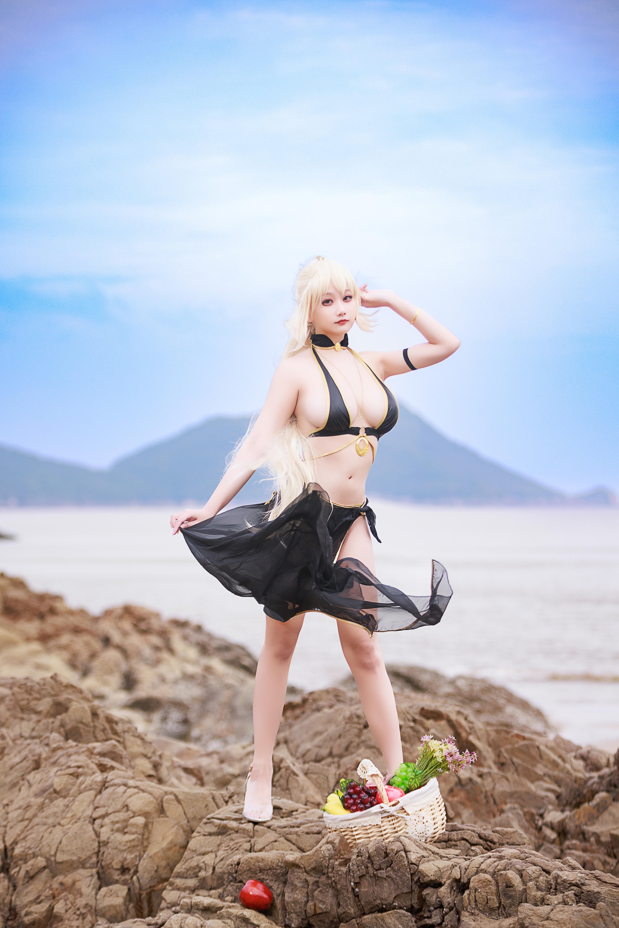阿雪雪 - NO.024 FGO 黑贞泳装[84P]-XikXak